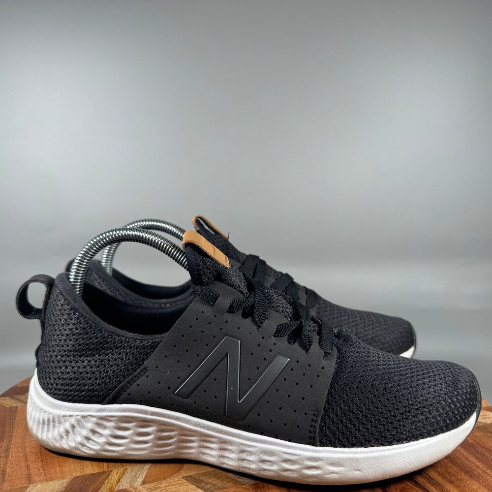 New Balance Fresh Foam Sport v1 Black White Women Running Shoes WSPTLB1 Size 8.5